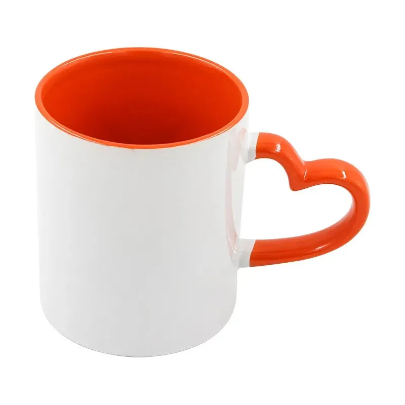 Mug Personalizado 11 oz con Asa de Corazón y Color Interno - imagen 6