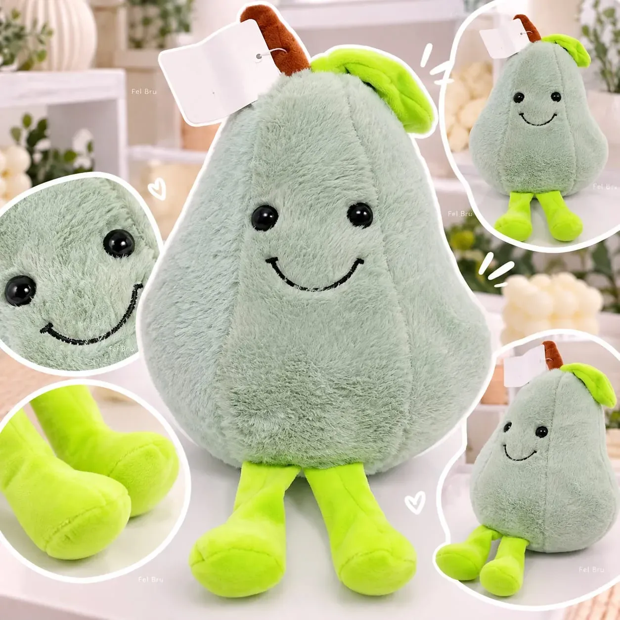#223 🍐*PELUCHE PERA* 30cm