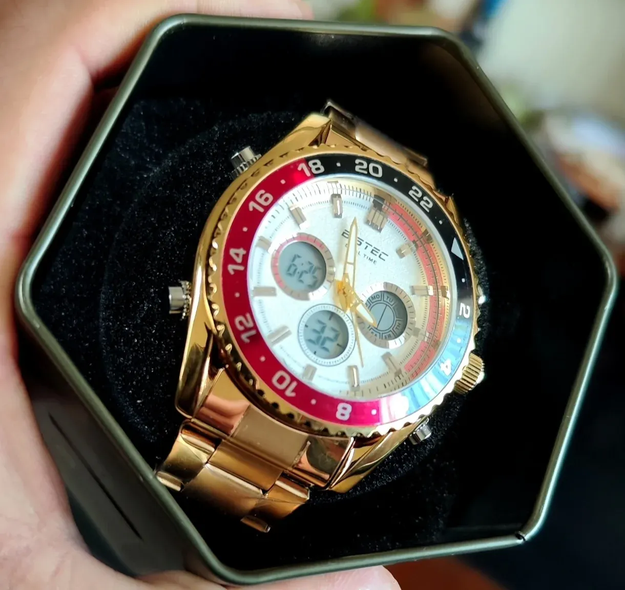 Reloj Bistec Dual Time WR 30M