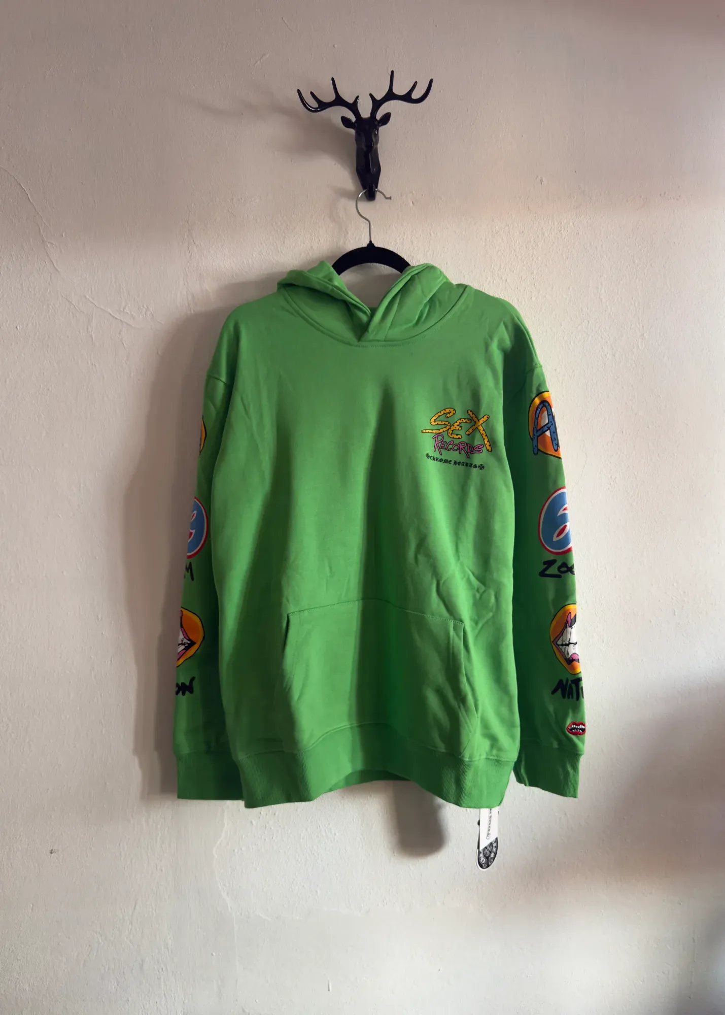 Matty-Boy Chrome hearts hoodie verde