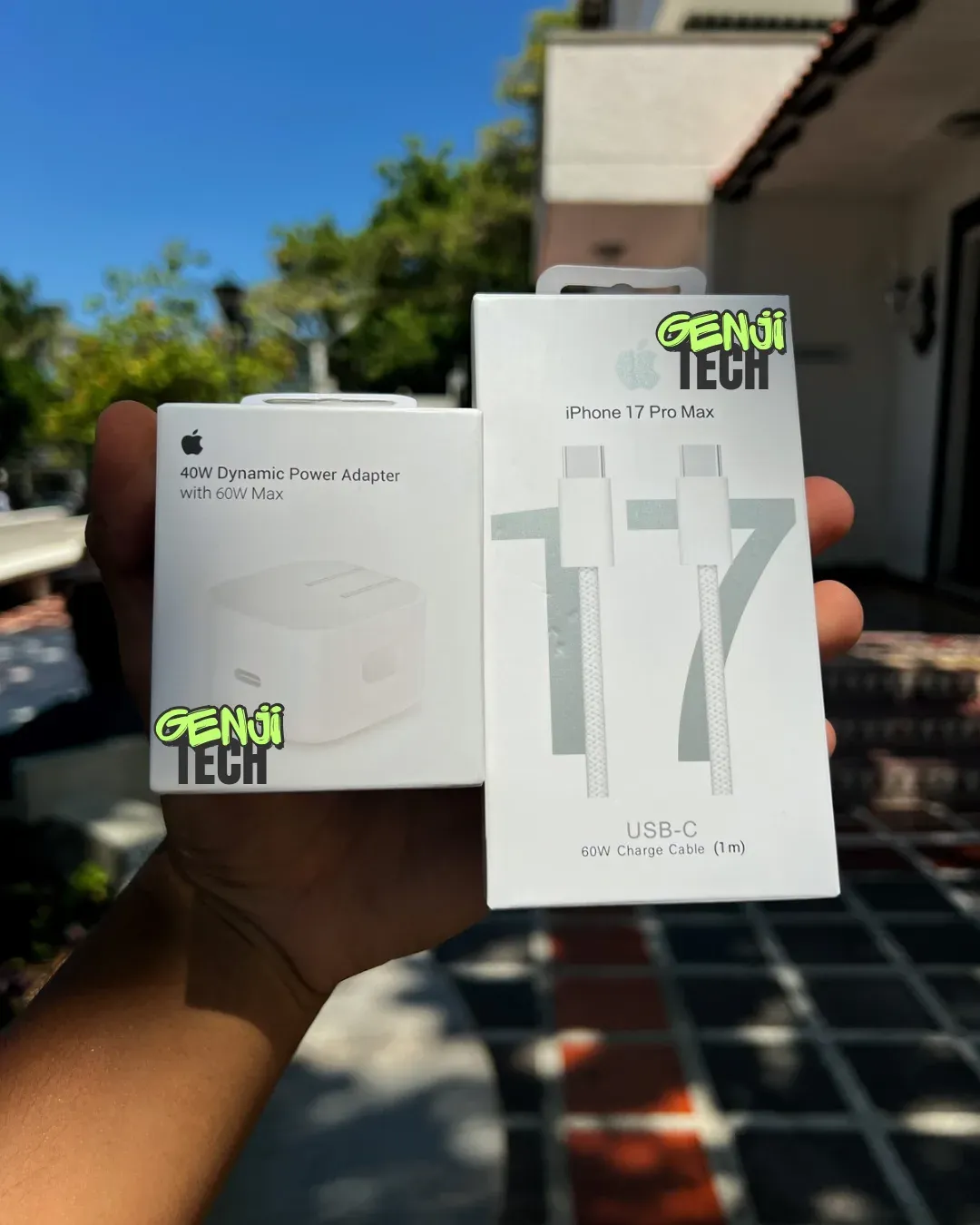 Combo Cargador Apple 40W + Cable Tipo C 60W