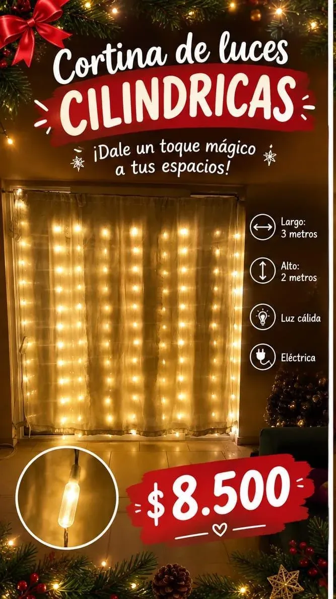 Cortina de luces Eléctricas calidad 