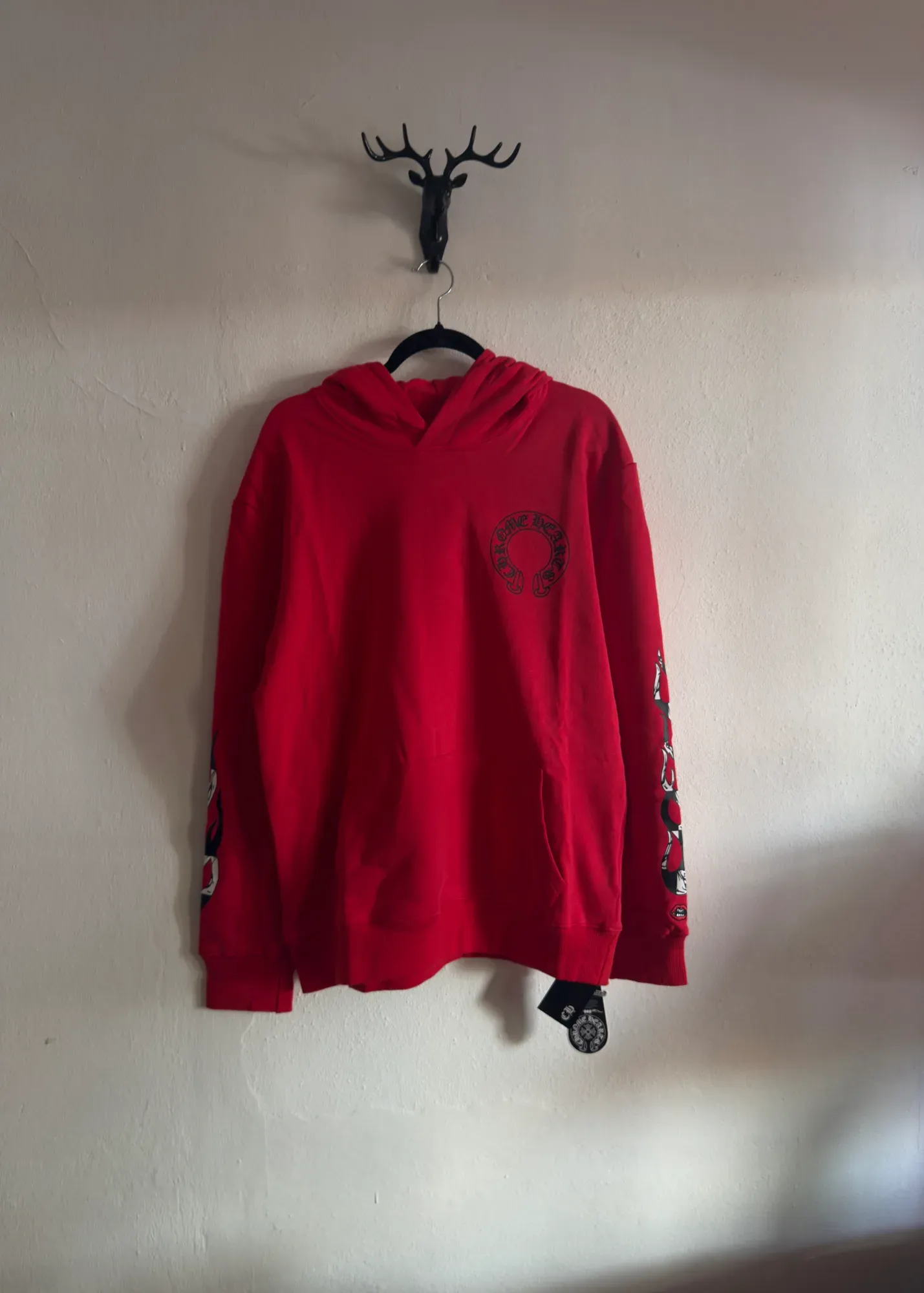 Matty-Boy Chrome hearts hoodie rojo