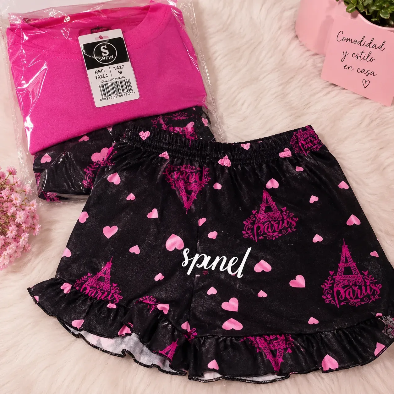 Pijama de dama talla S