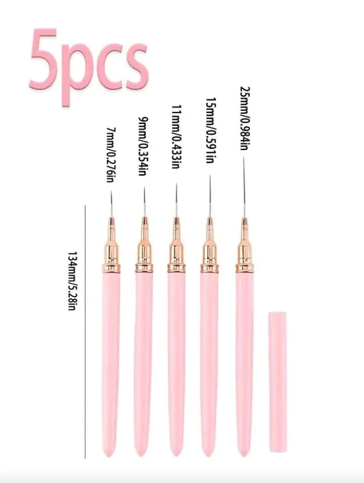 SET PINCELES LINERS LUCY NAILS - Image 2