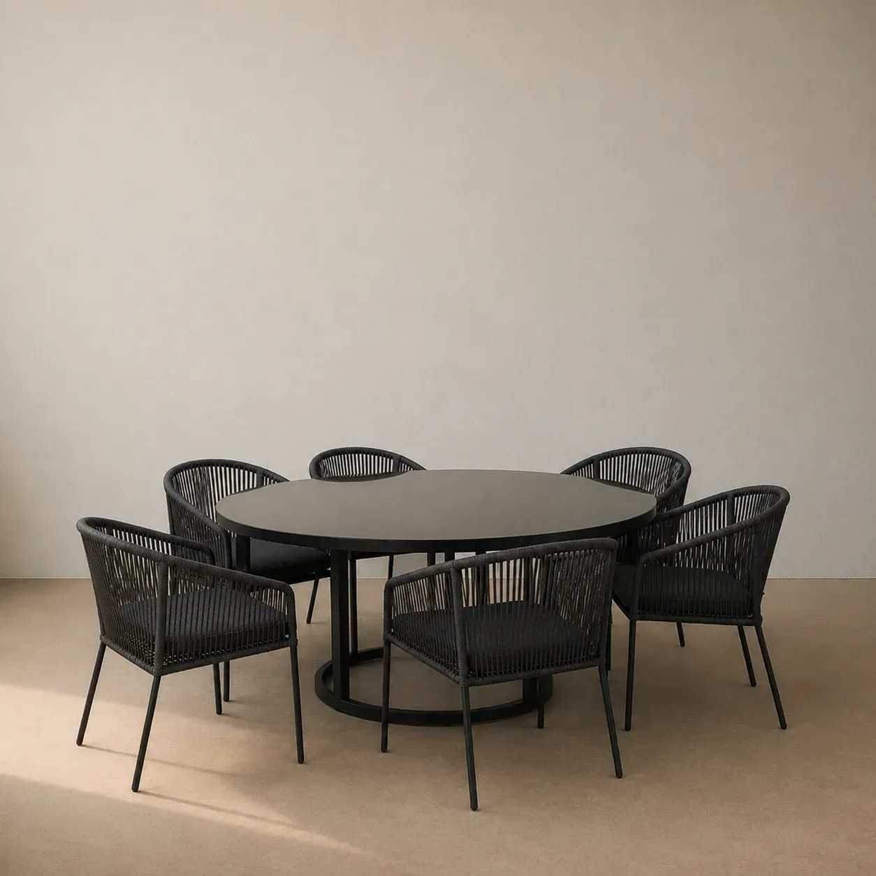 Comedor Luna Cristal (Circular) 4 Personas - Image 1