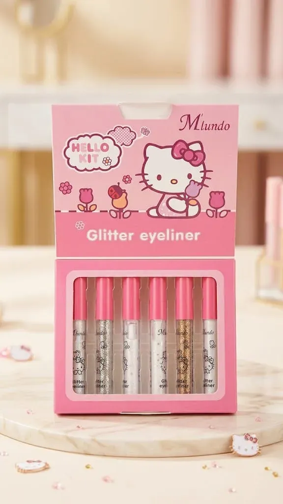 Delineador con glitter
