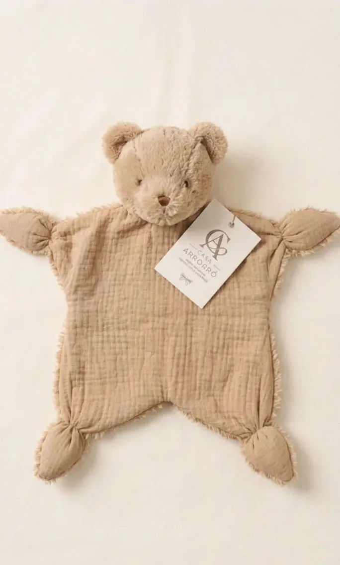 Muñeco babita de Apego · Colección Casa Arrorró®  Oso beige