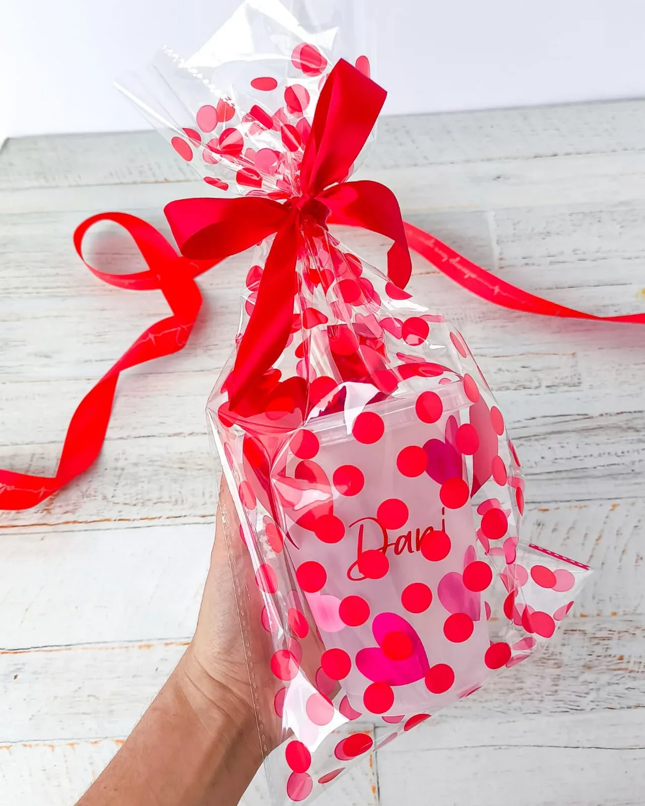 Hearts all over - Vaso grande - Image 2