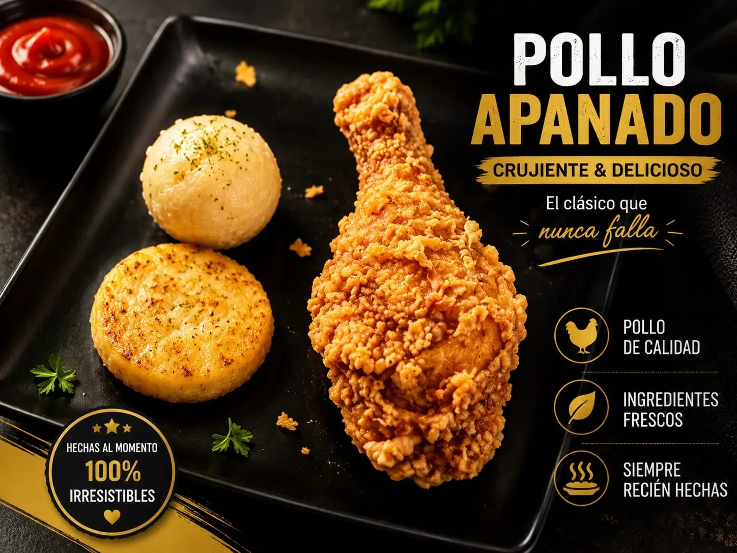 MUSLO DE POLLO APANADO