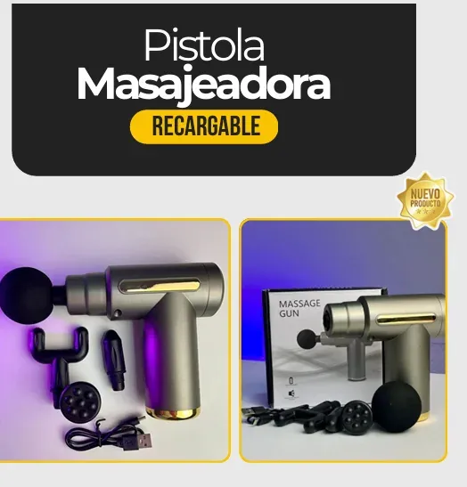 Pistola Masajeadora ( RECARGABLE) 