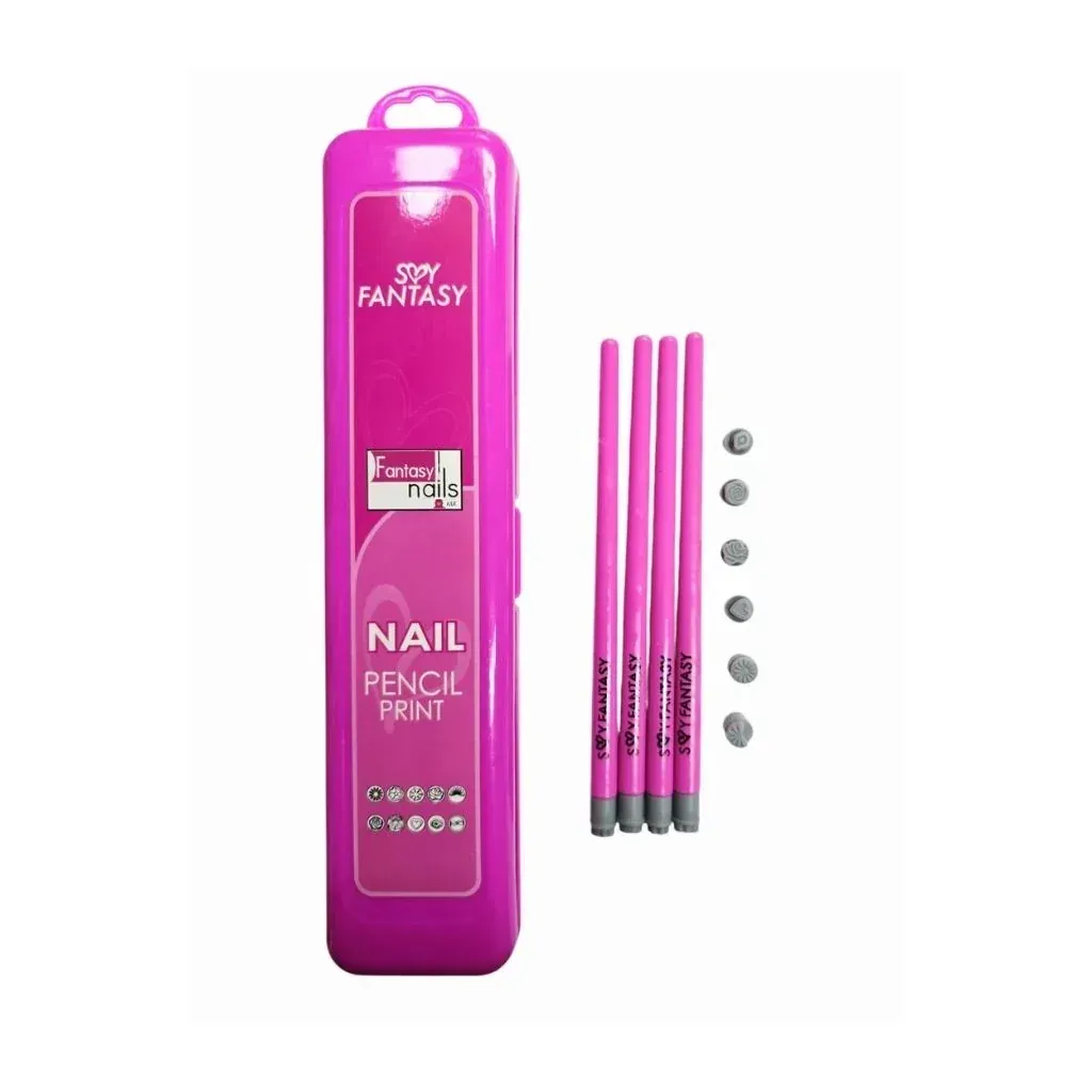 PENCIL PRINT FANTASY NAILS - Image 1