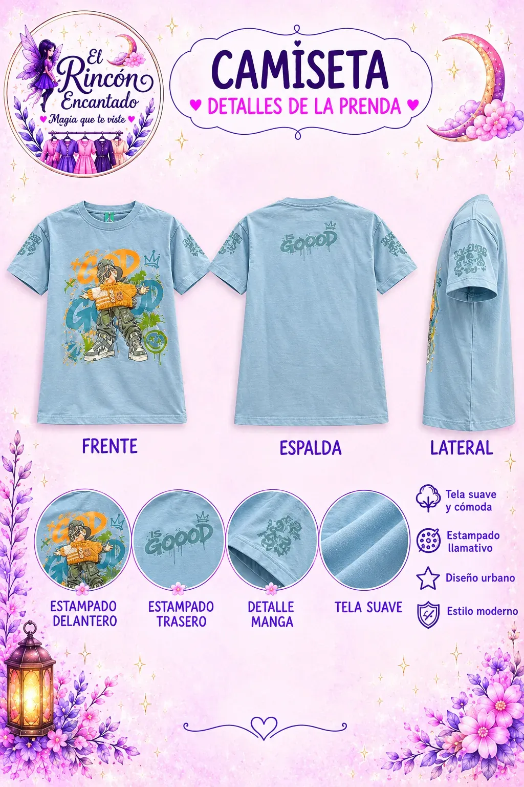 Camiseta de algodón 