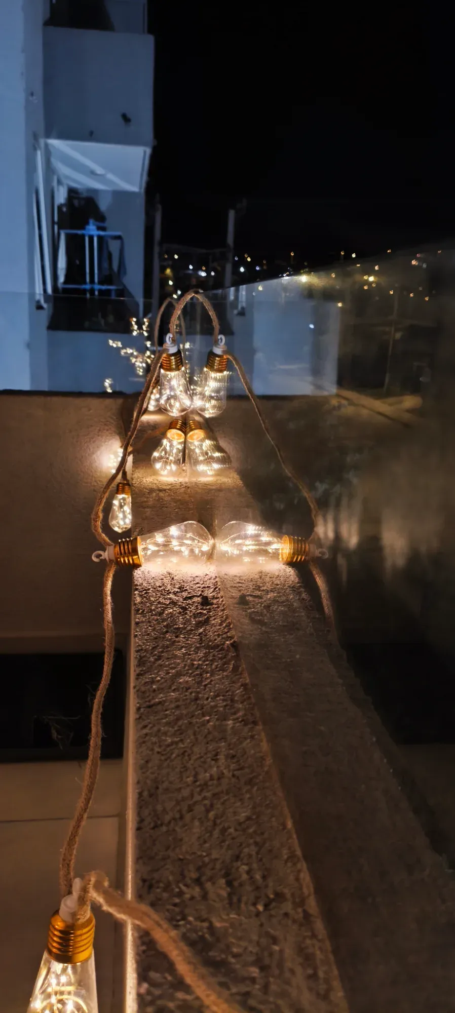 Luces para terraza retro