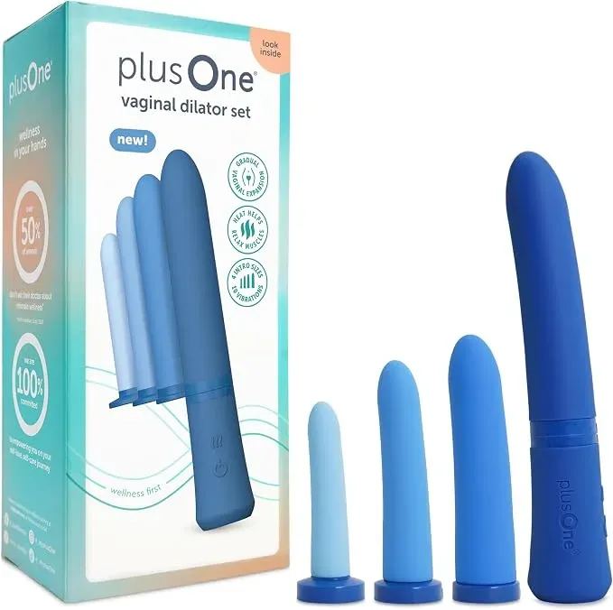 Vibrador sexual tipo Set de 4 vibradores tipo dilatador