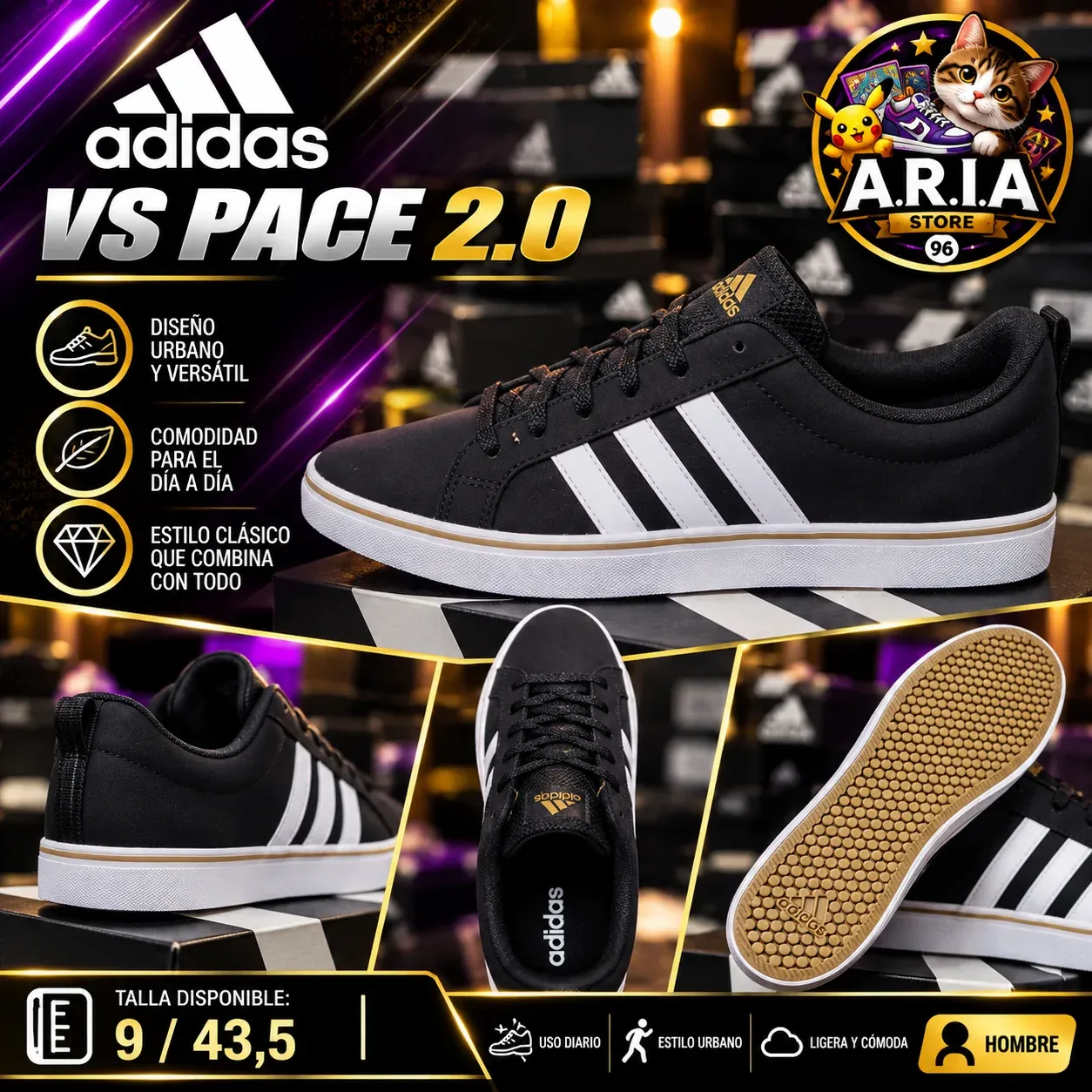 Adidas VS Pace 2.0 M