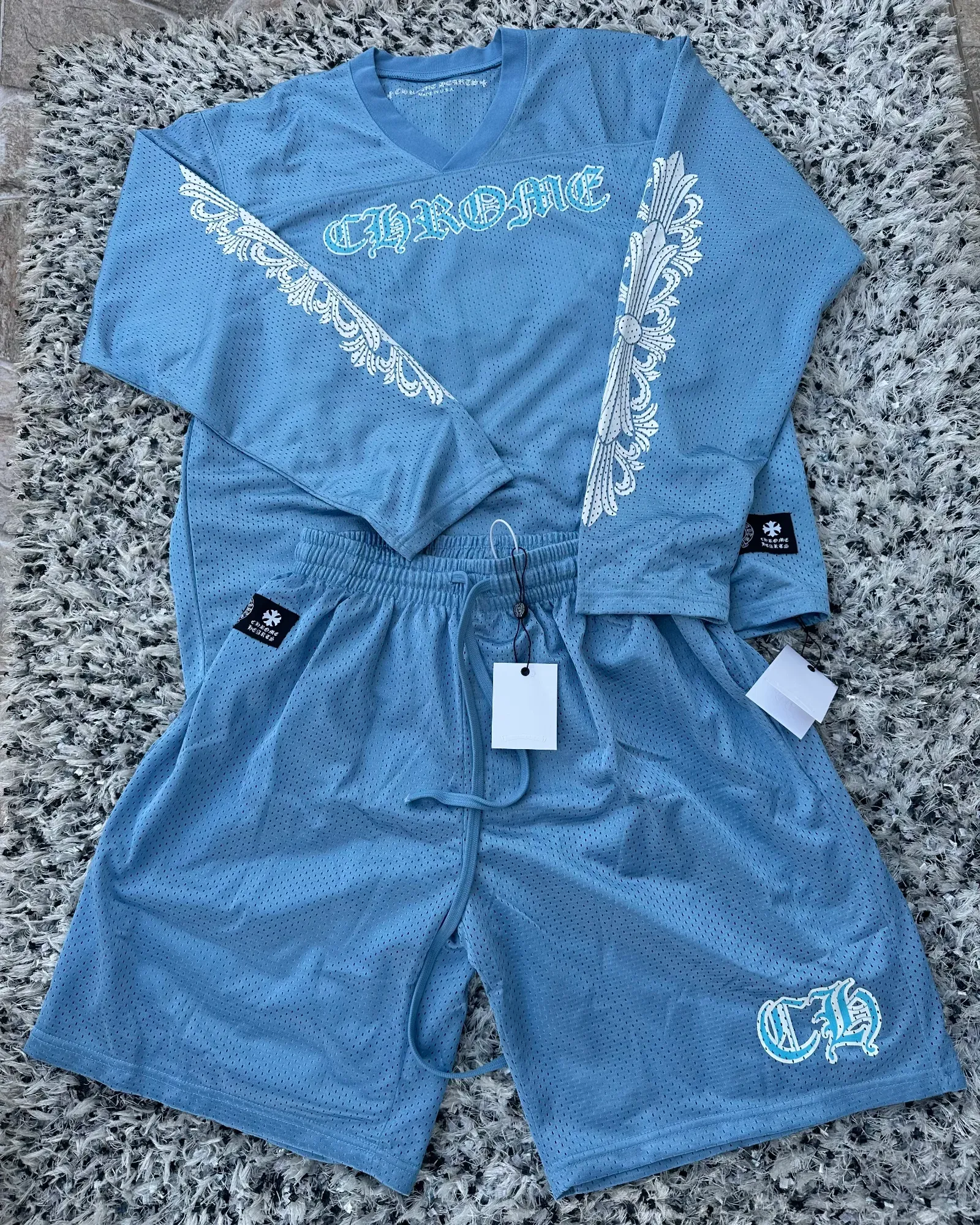 Chrome hearts jersey's blue