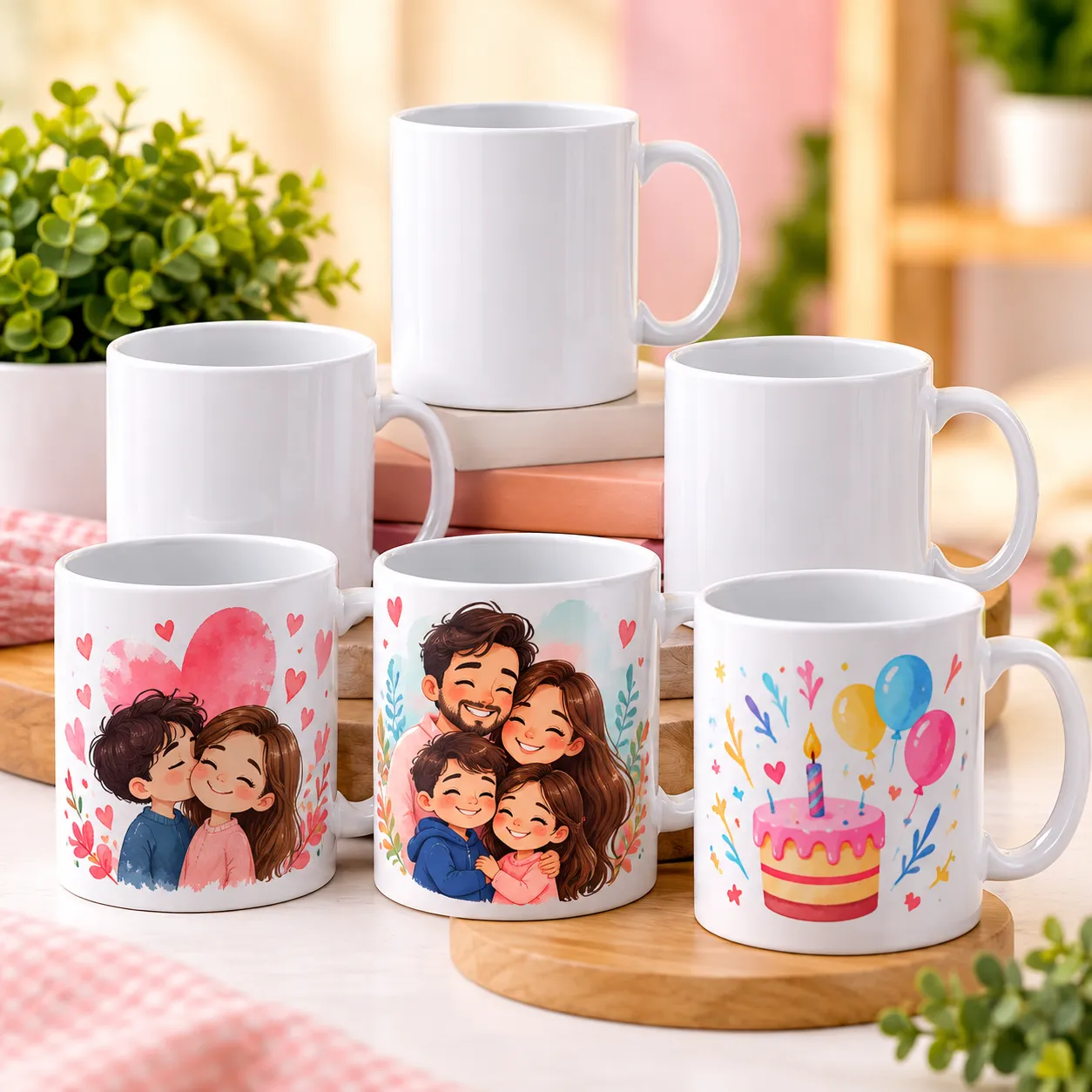 Vaso Blanco Tradicional Personalizado 11 oz