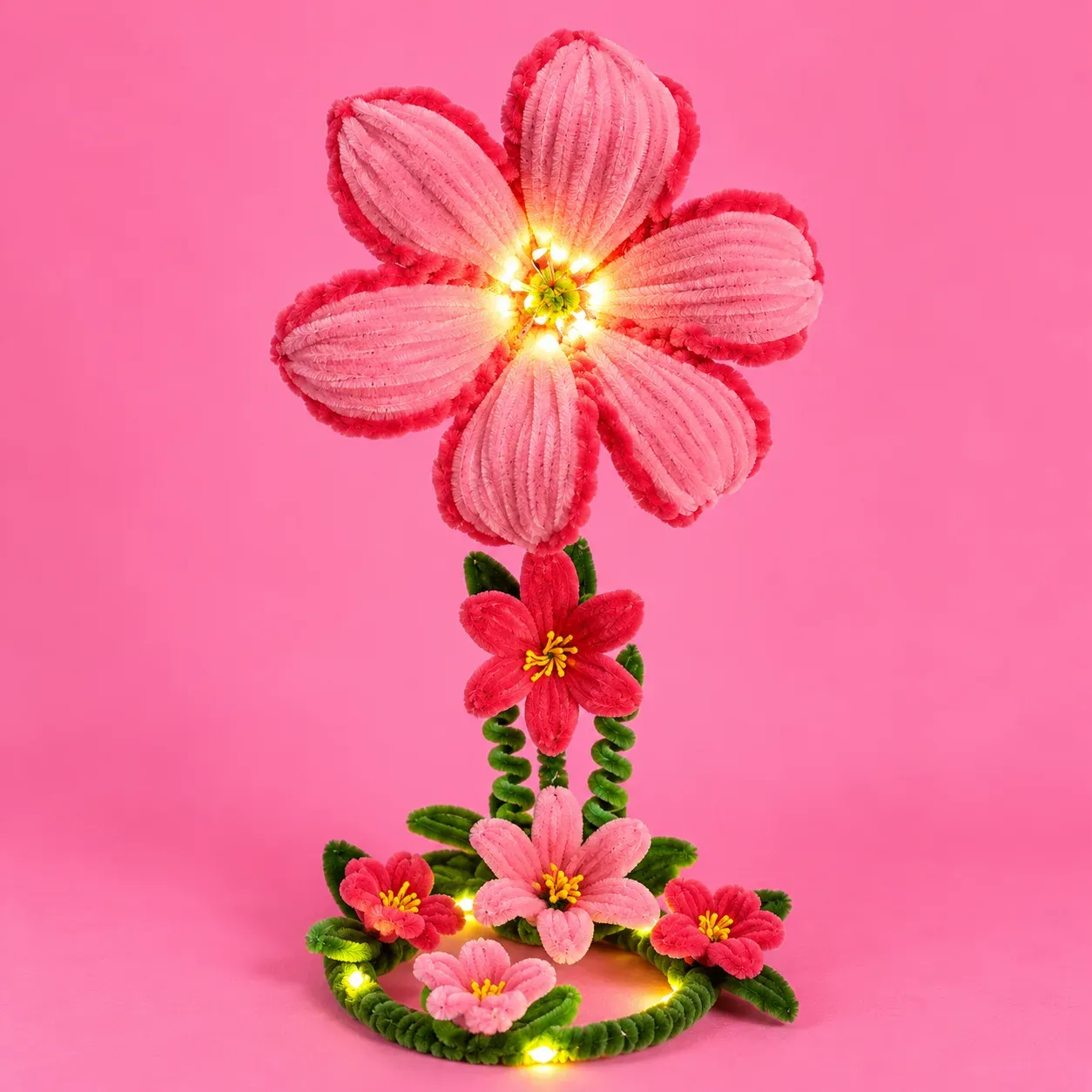 Handmade Light-Up Flower Decoration