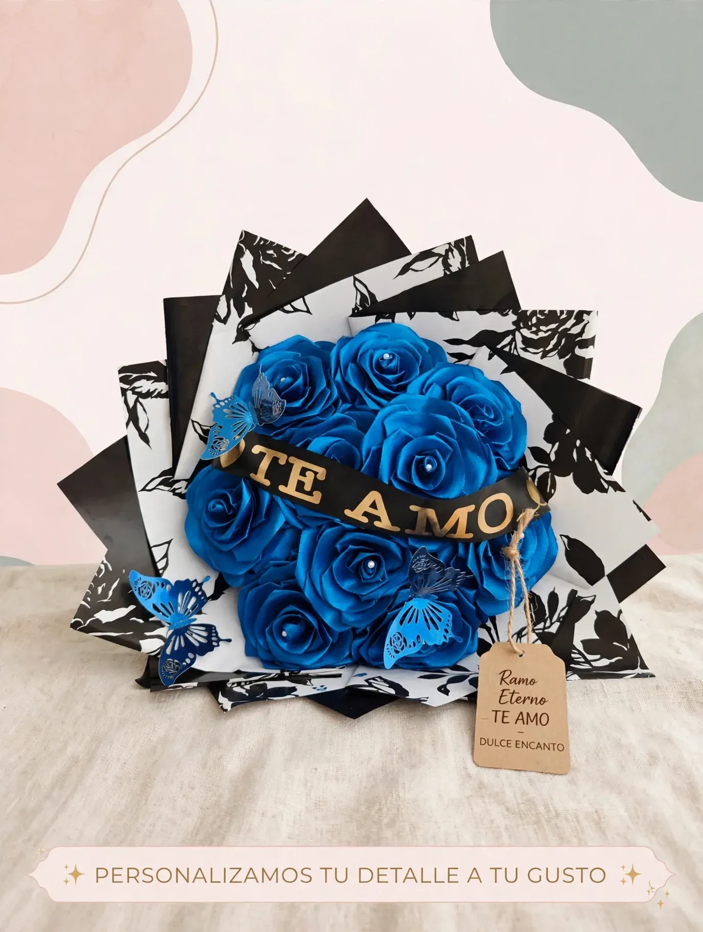 💙 Ramo Eterno TE AMO - Azul Rey 💙 - Image 1