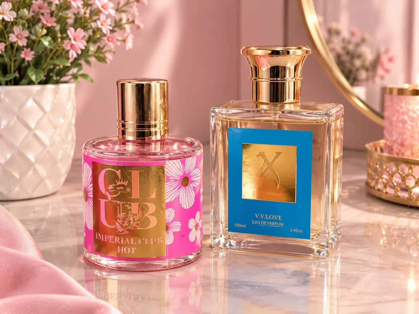 Perfume de dama y caballero
