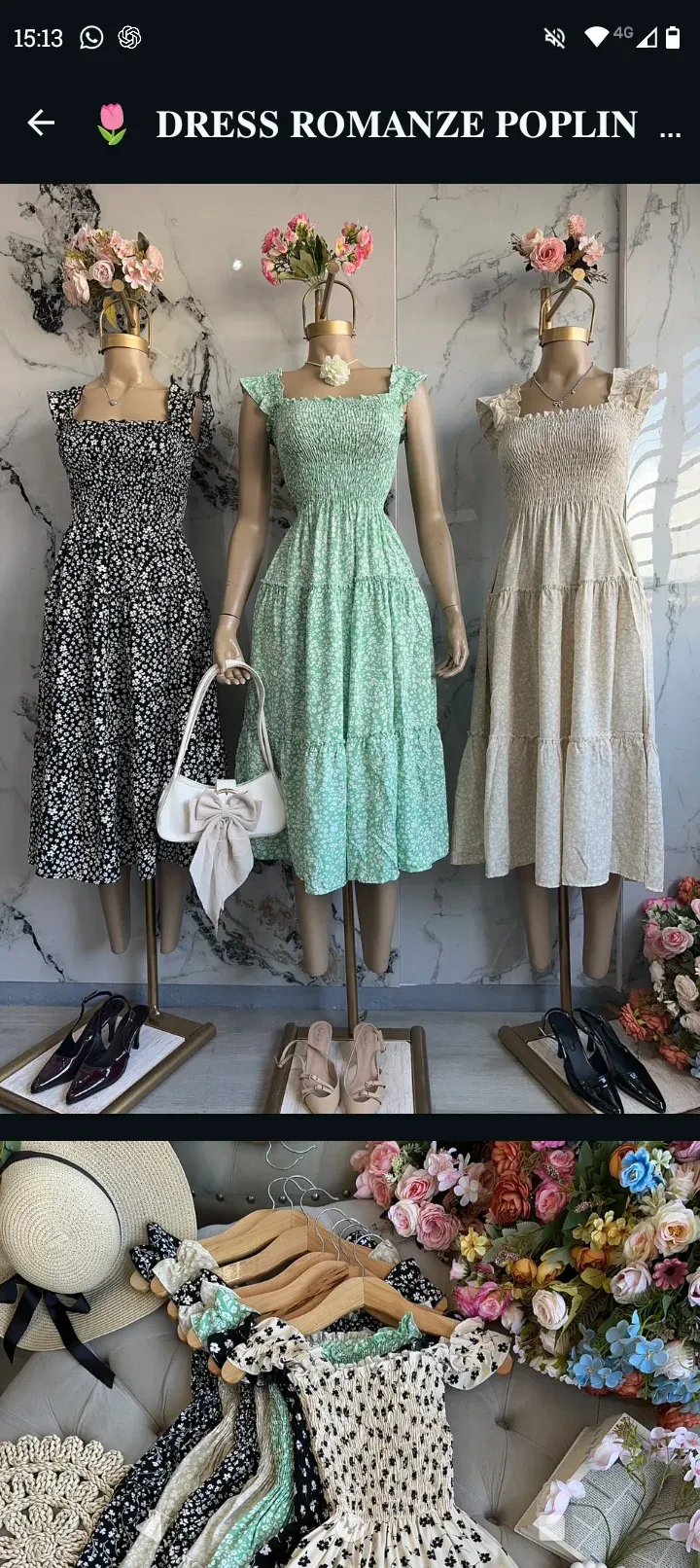 Vestido romance