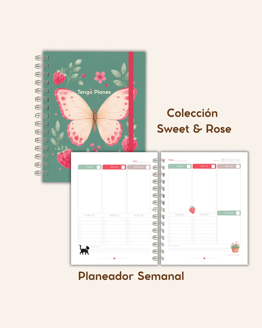 Planificador Sweet and rose