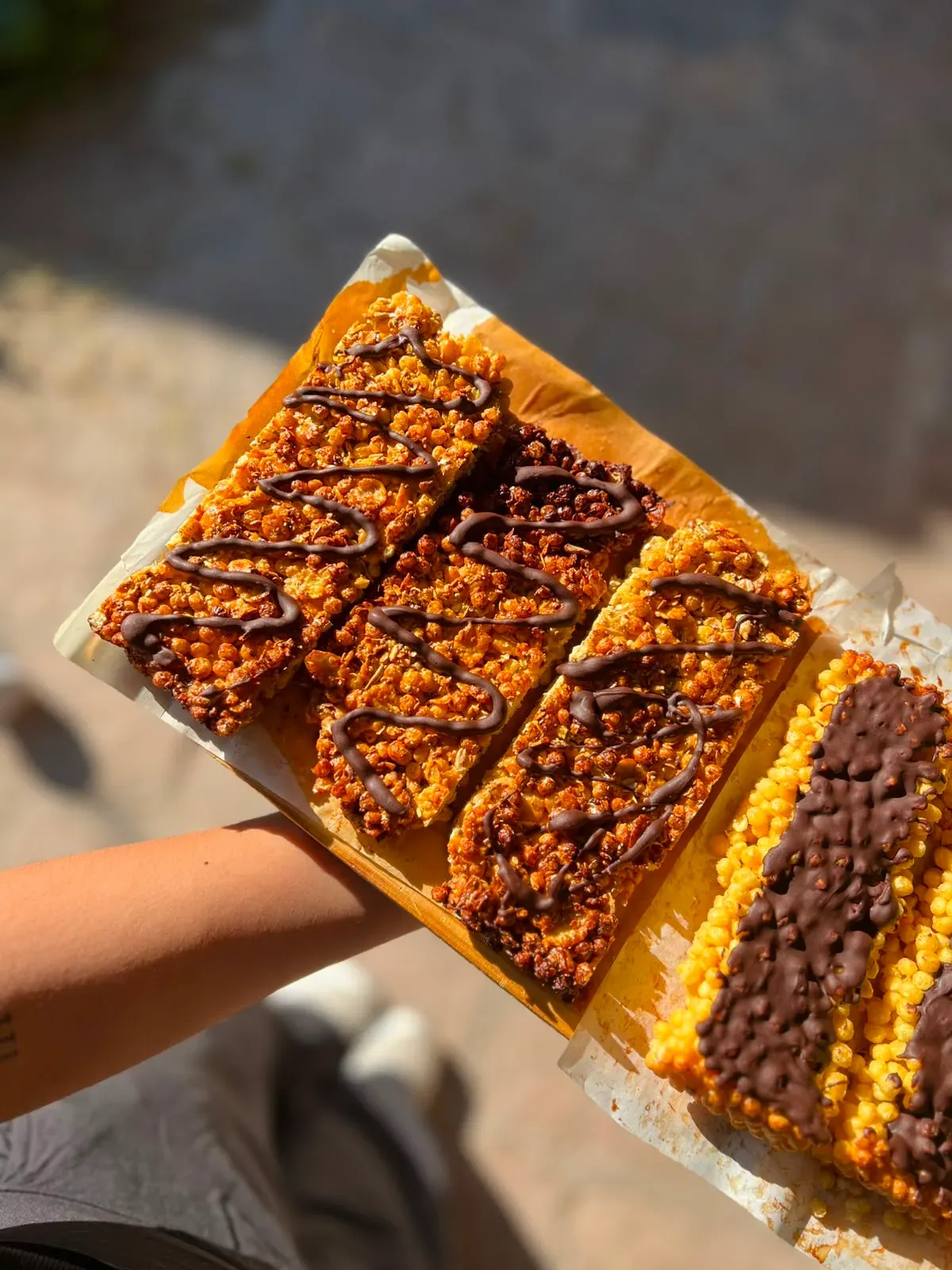 Barra de granola sin pasas