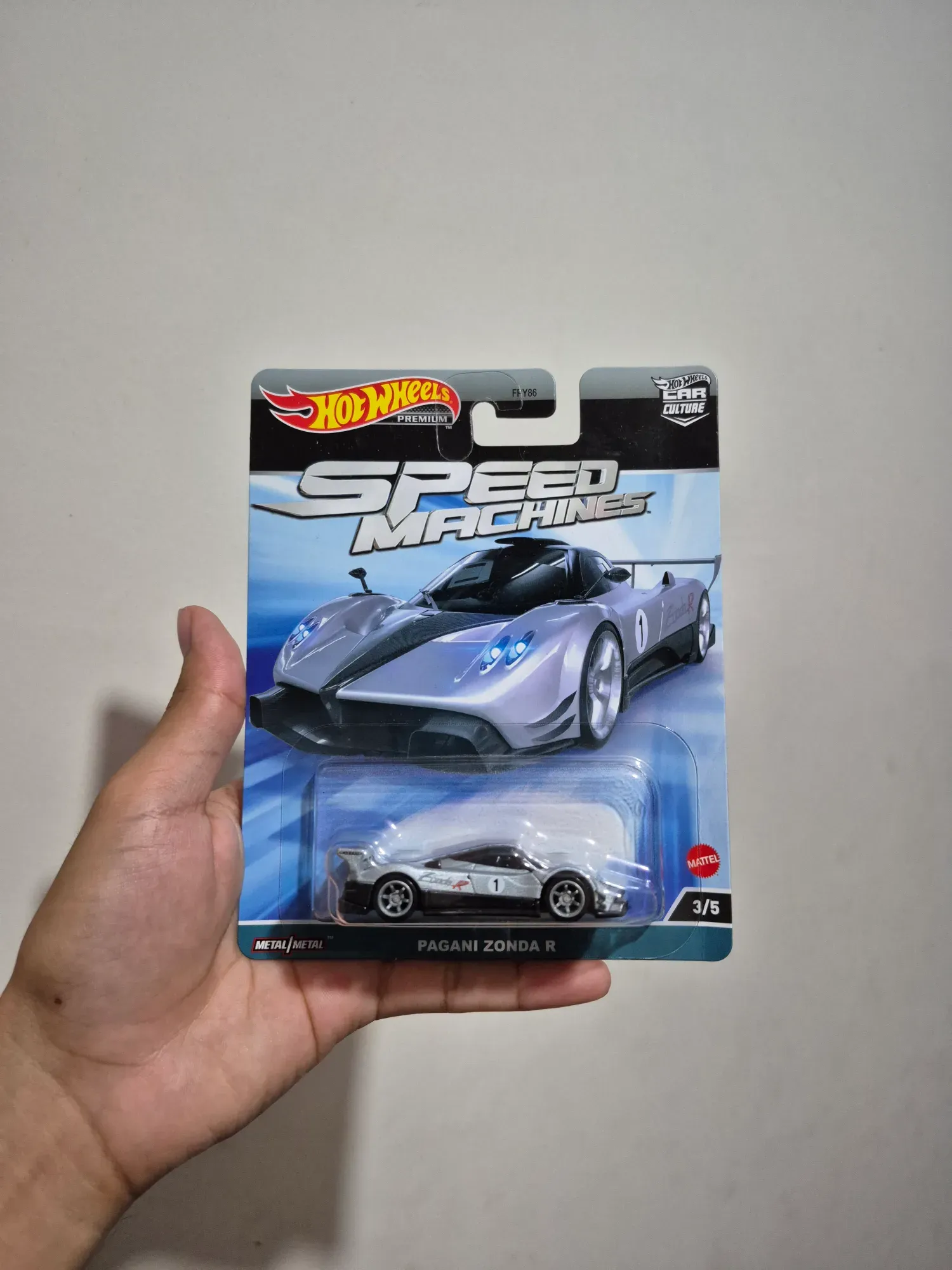 Pagani zonda R [2023 hot wheels Car Culture Speed Machines 3/5]