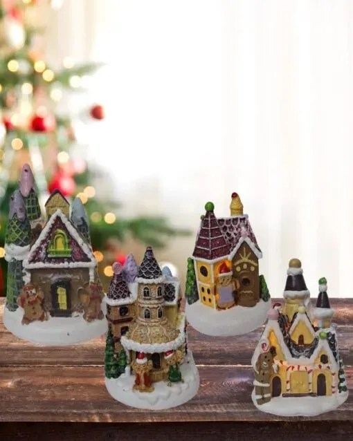 MINI VILLA NAVIDEÑA DE JENJIBRE