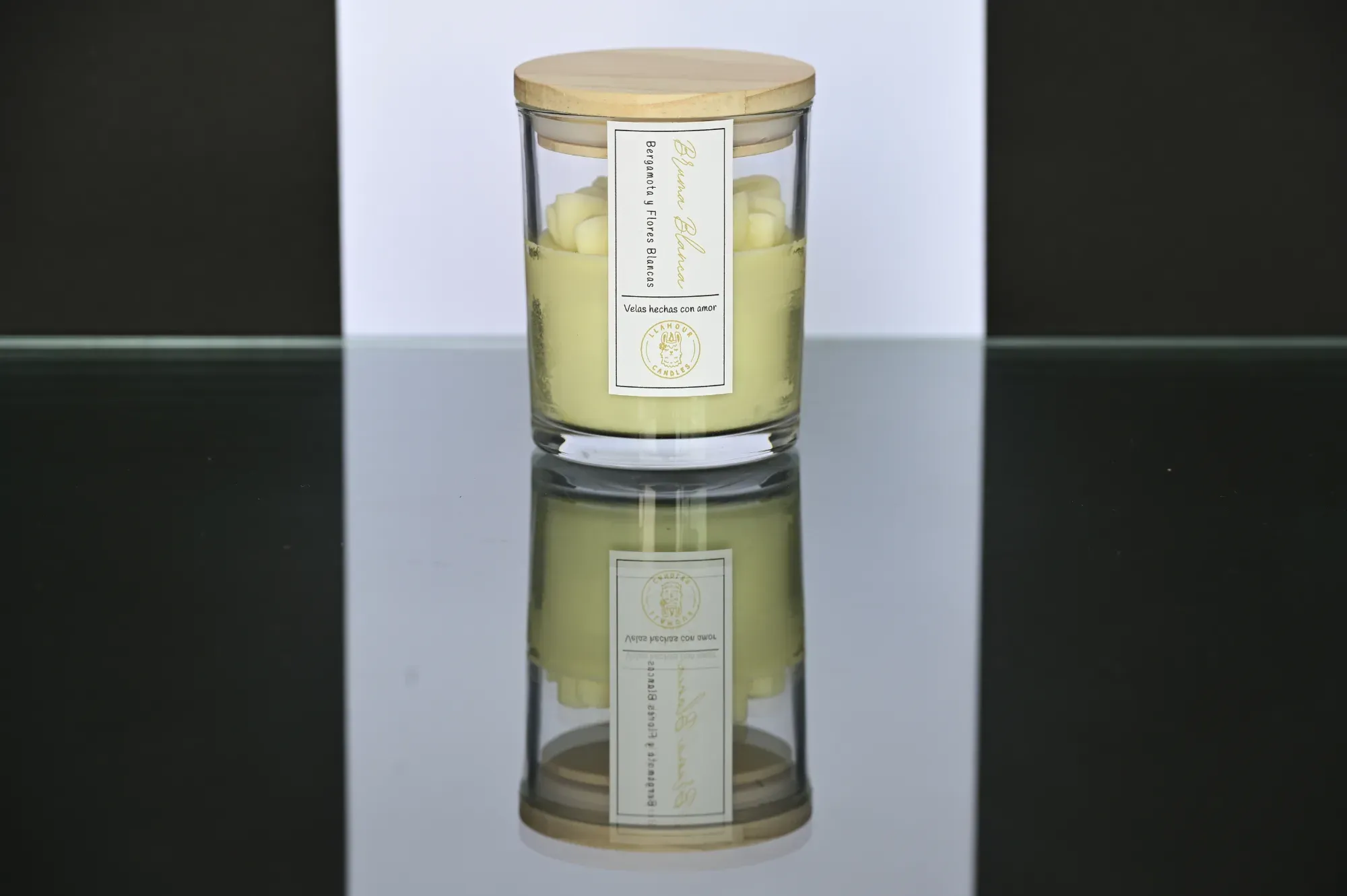 Vela Aromática Decorada - Bruma Blanca
