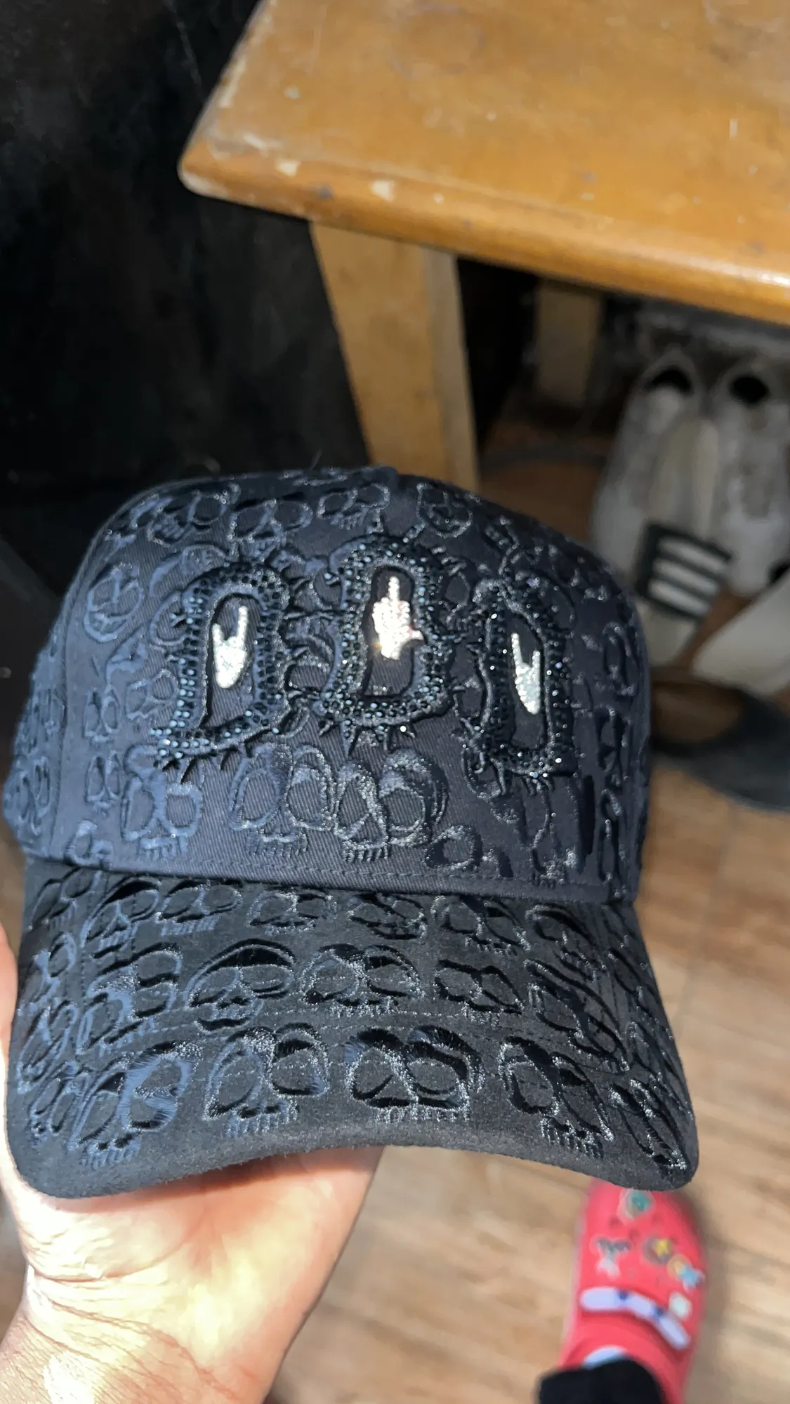 Gorra barbas hats bbb hand skull