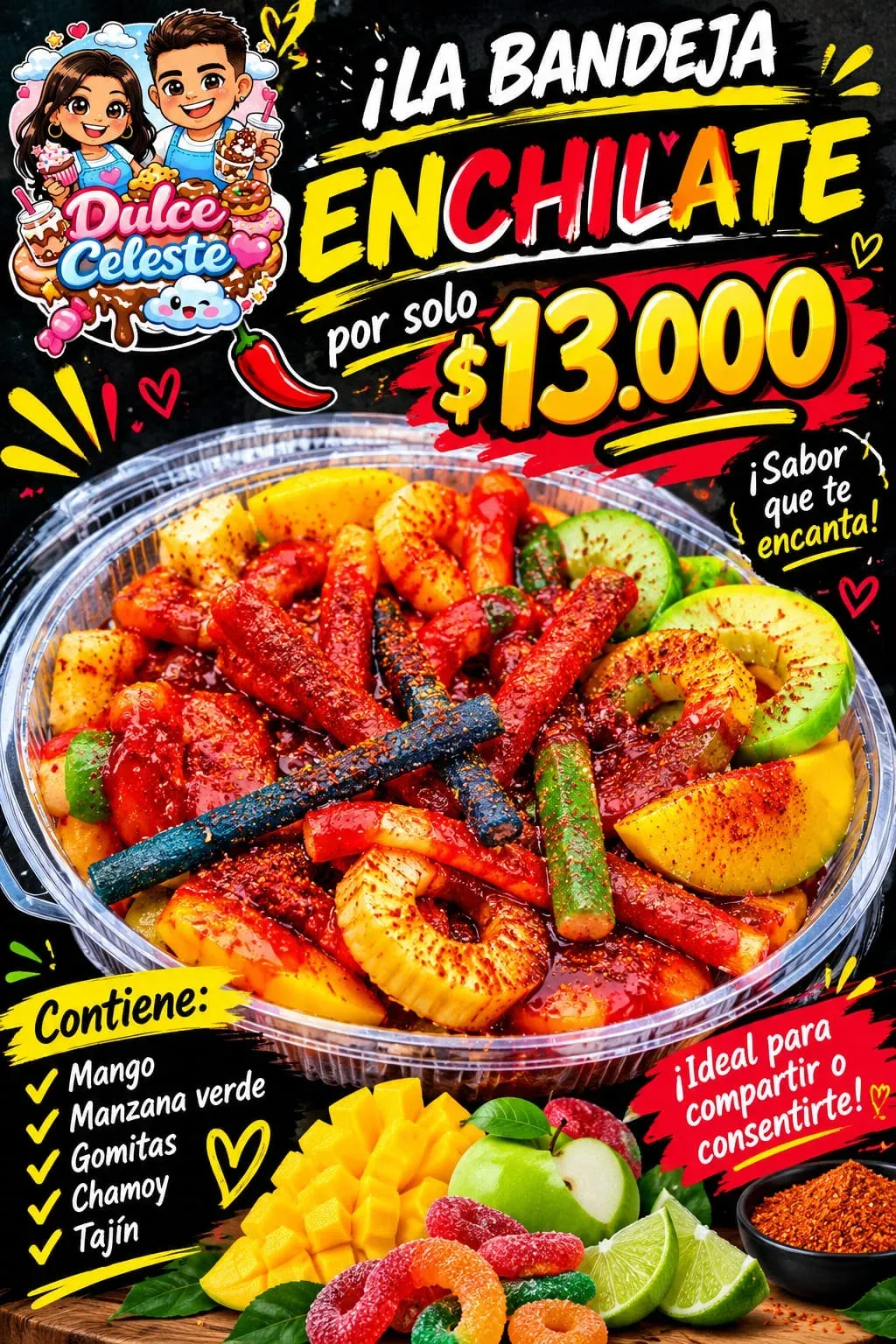 Bandeja enchilate