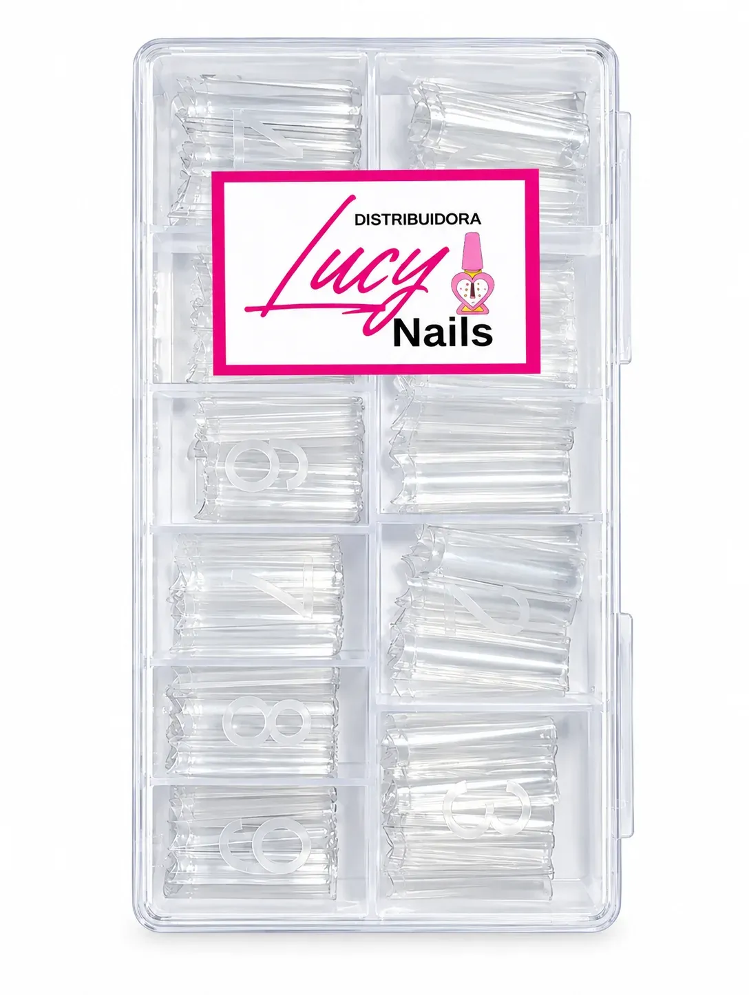 TIP SQUARE XXL CRISTAL LUCY NAILS