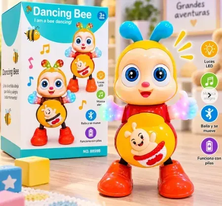 Abeja Bailarina Musical con Luces