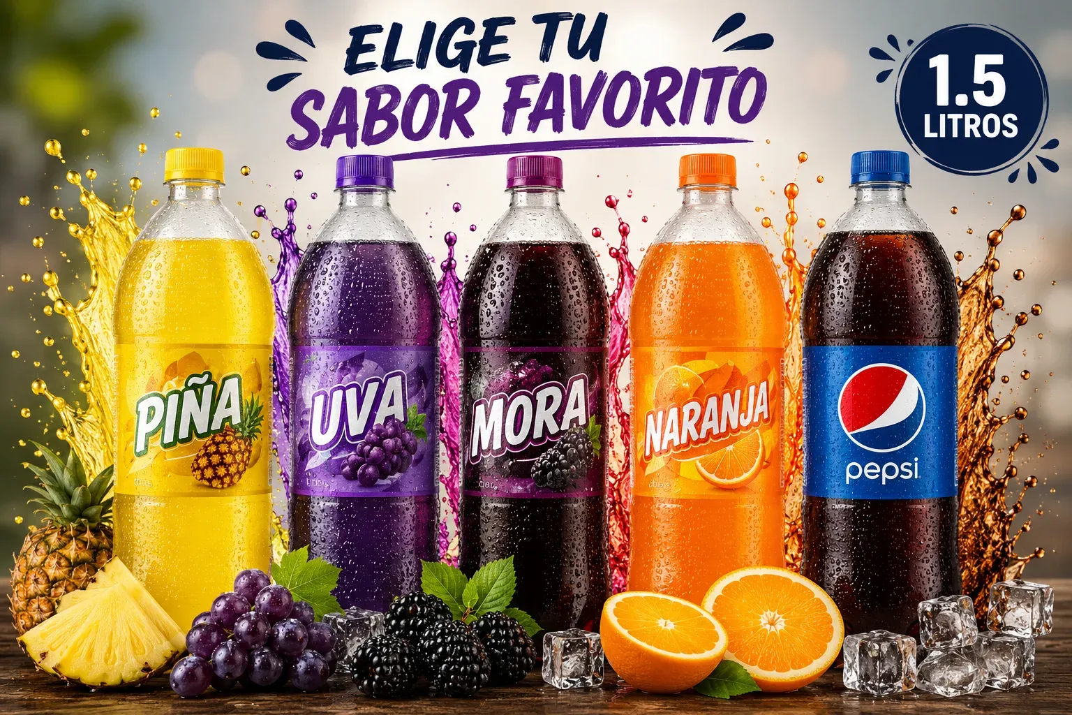 gaseosas 1.5 LT