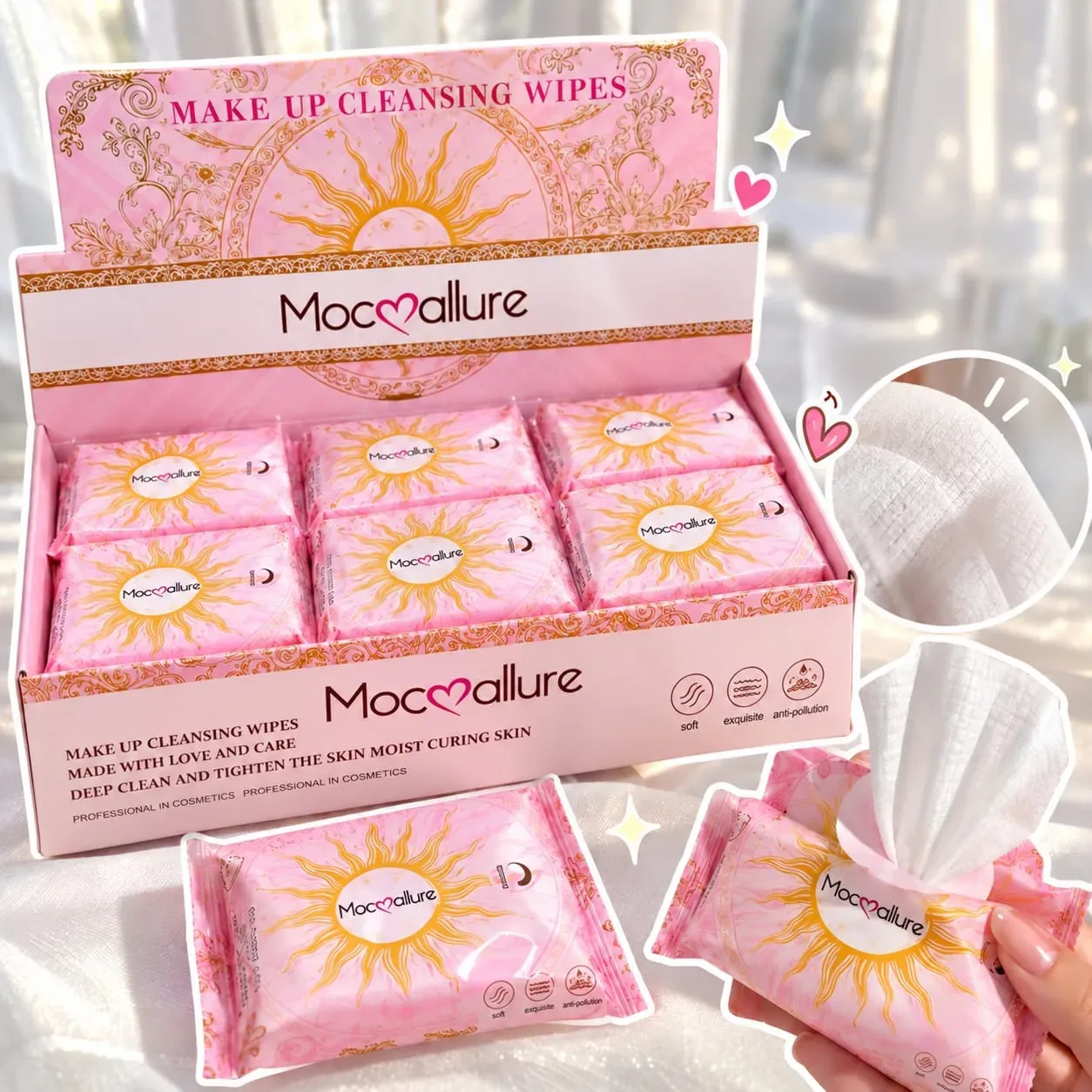 #A88	✨*UNIDAD MINI TOALLITA DESMAQUILLANTE MACALLURE*