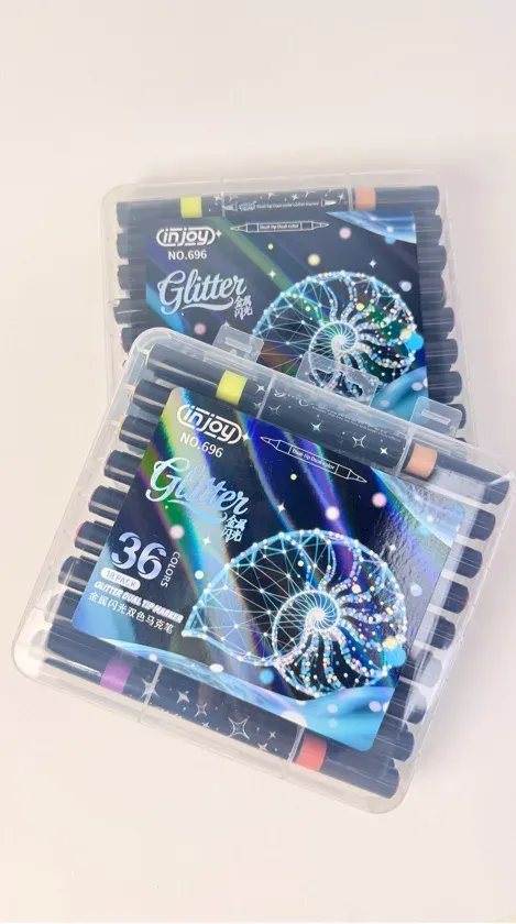 Marcador Glitter x36