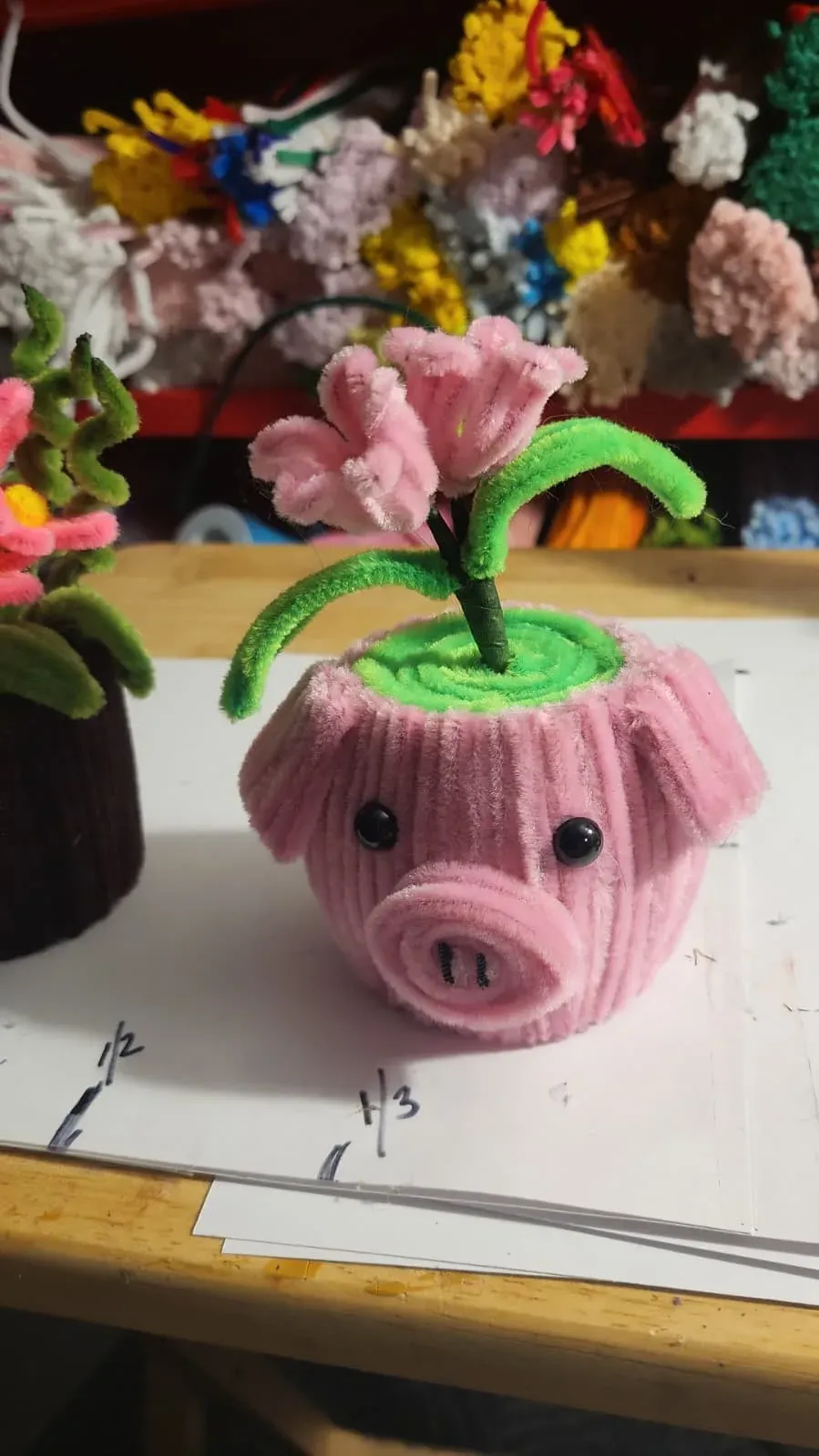 Handmade Pig Flower Pot - Image 2