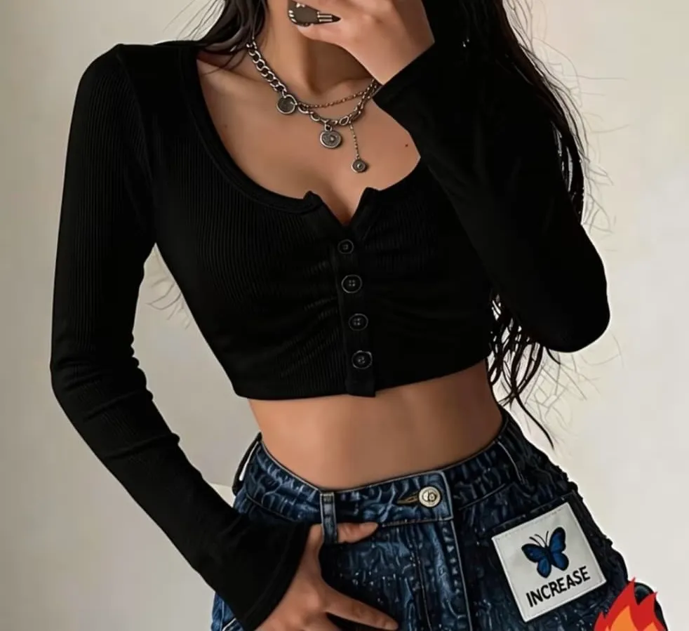 Blusa manga larga talla M