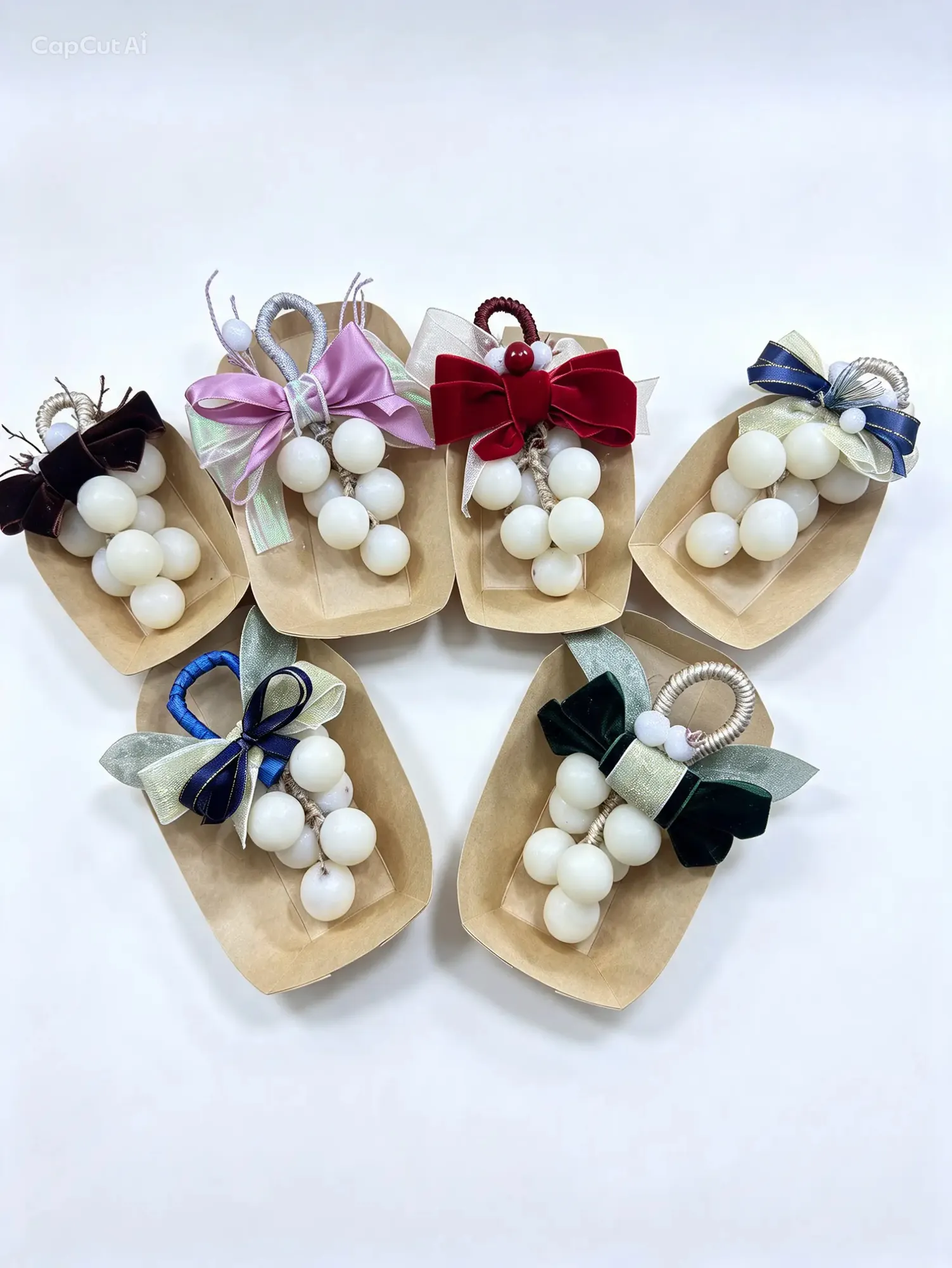 Mini Jabones en Ramilletes Navideños