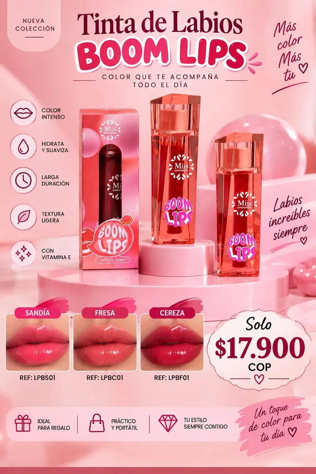 Tinta de labios BOOM LIPS