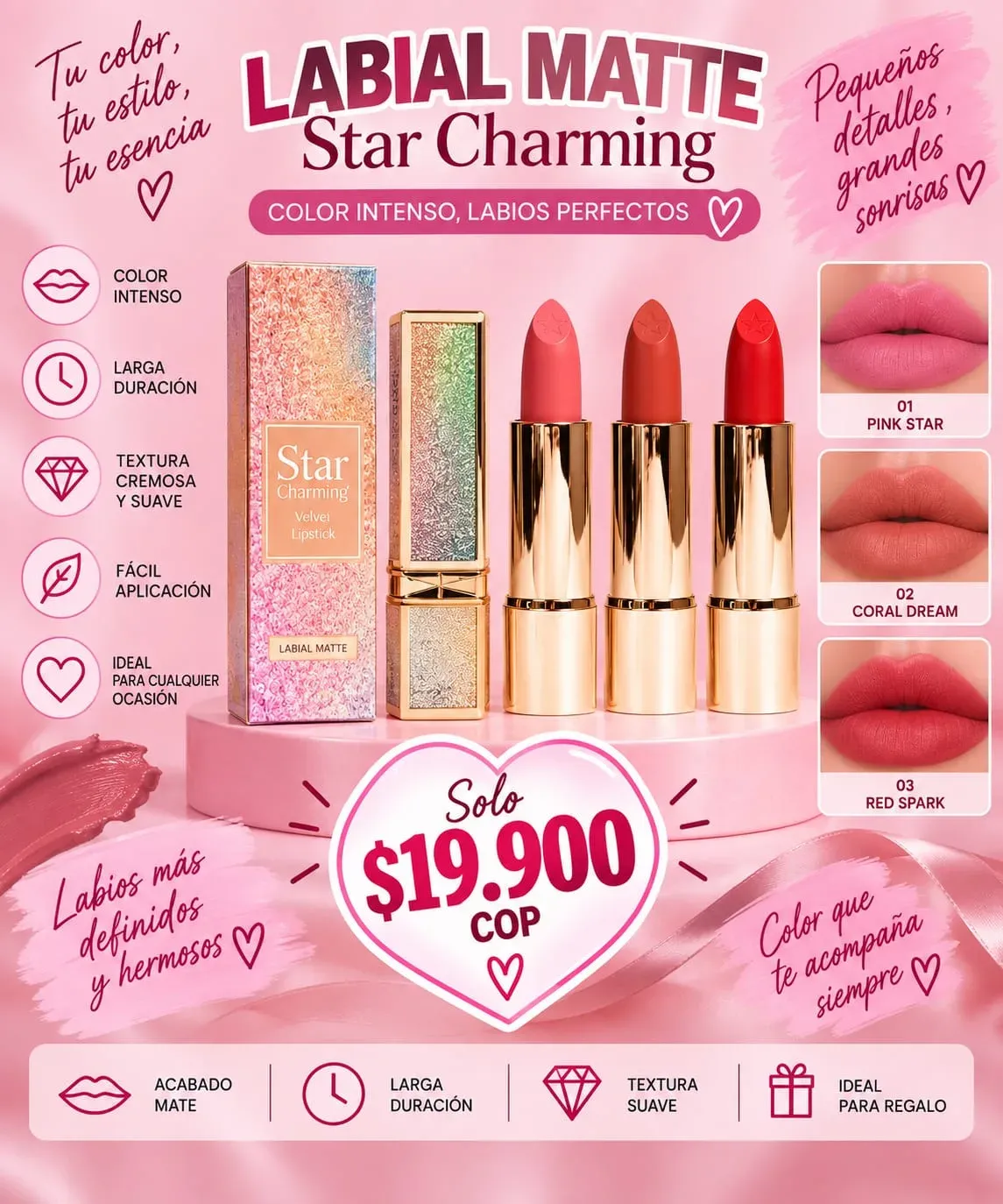 Labial Matte STAR CHARMING