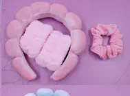 Set Diadema+ Scrunchie+ Pulsos