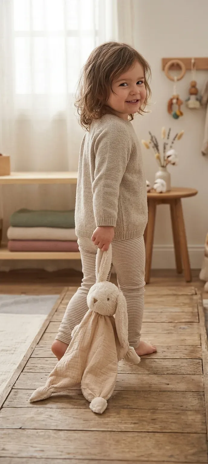 Muñeco de Apego · Colección Casa Arrorró® . Conejo
