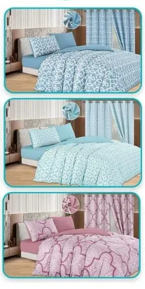 Set Sabana Full y Cortinas 🩵