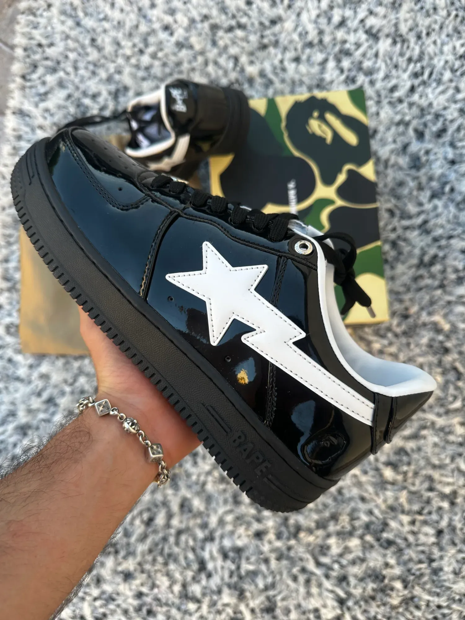 BAPE STA Triple black