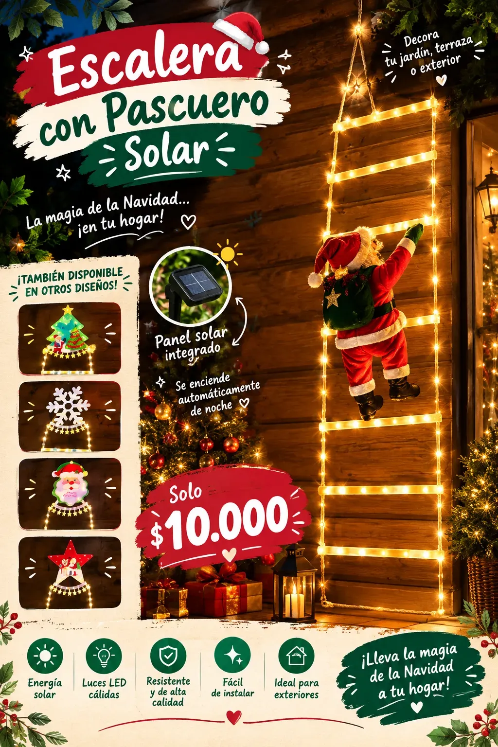 Pascuero + escalera solar