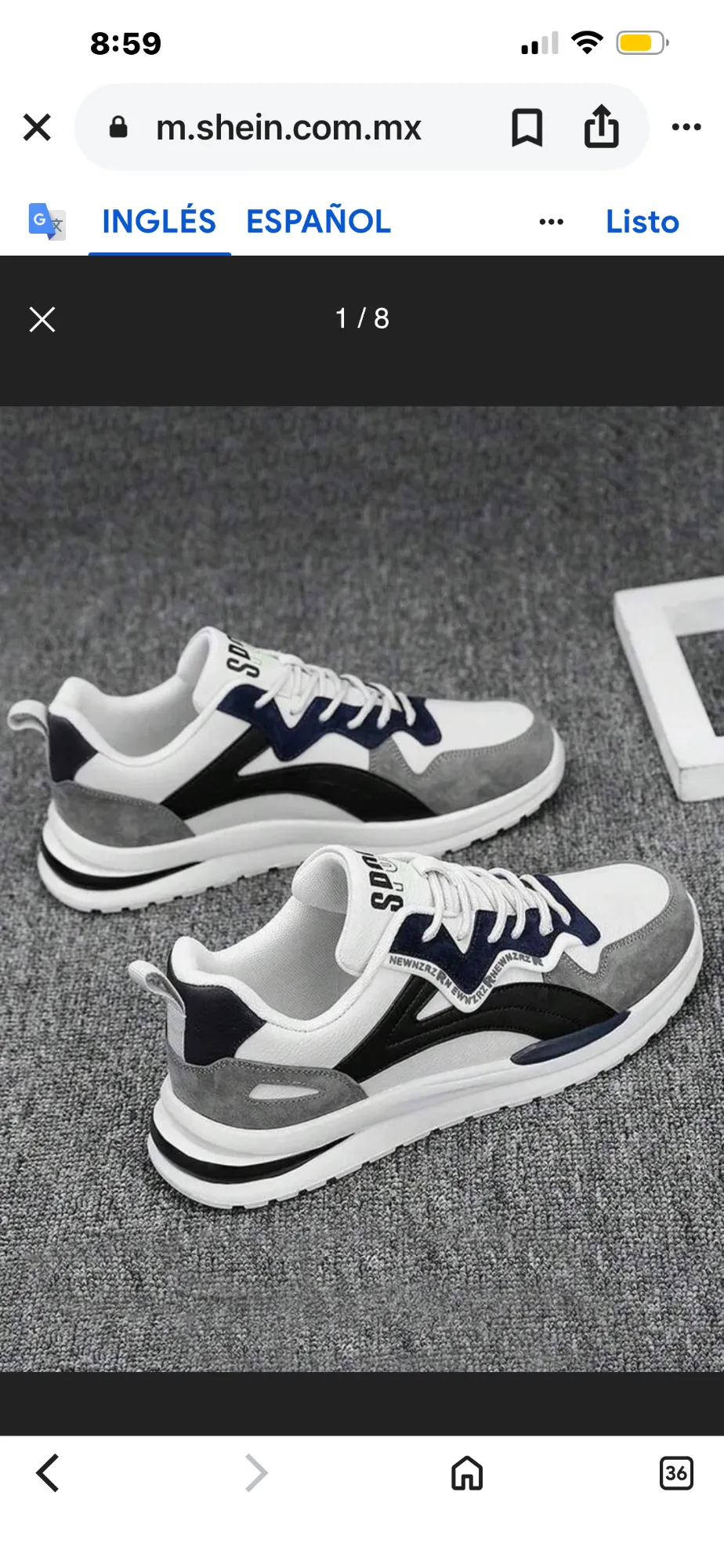 Runner V2-Tenis urbanos White/blue