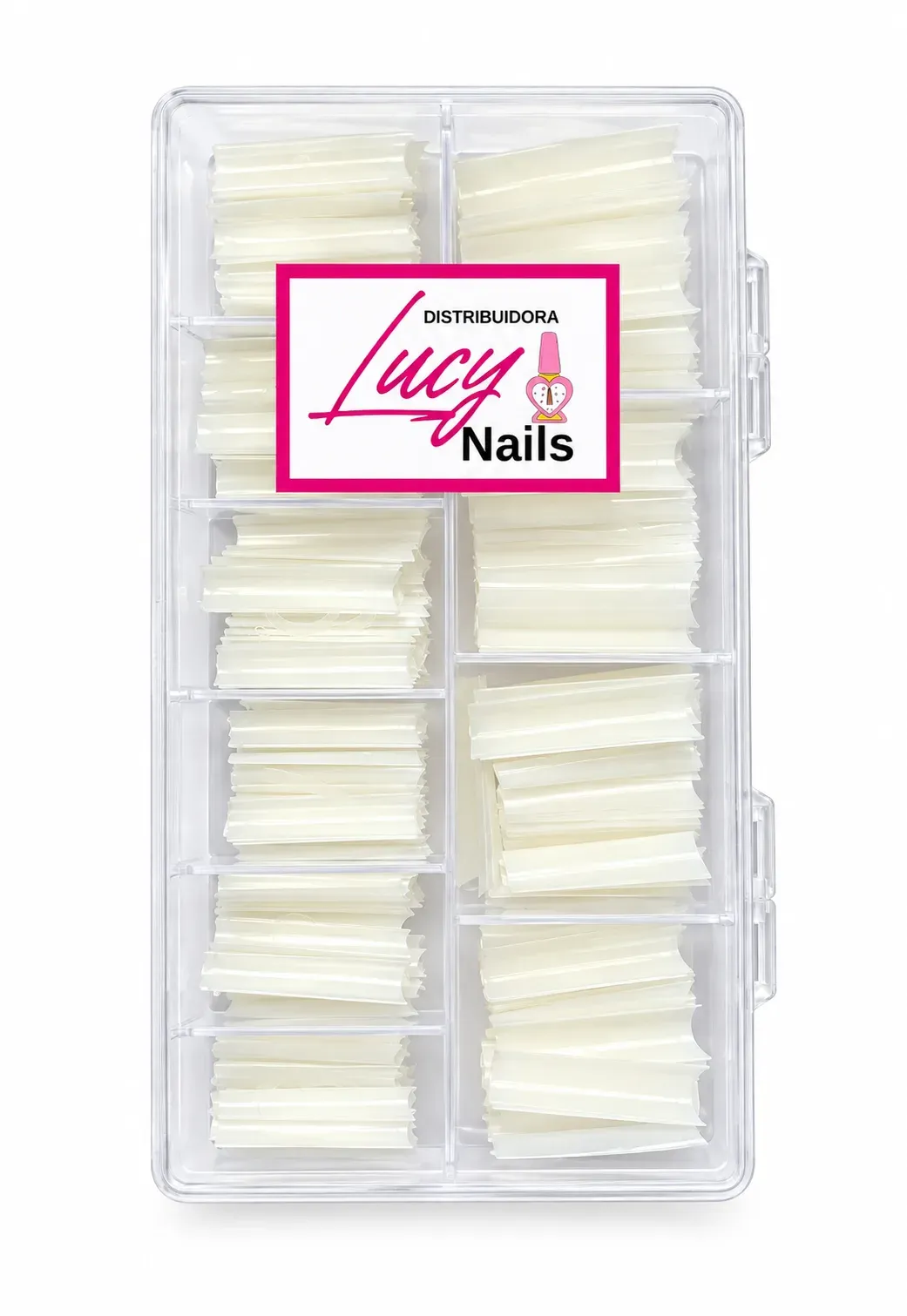 TIP SQUARE XL NATURAL LUCY NAILS - Image 1